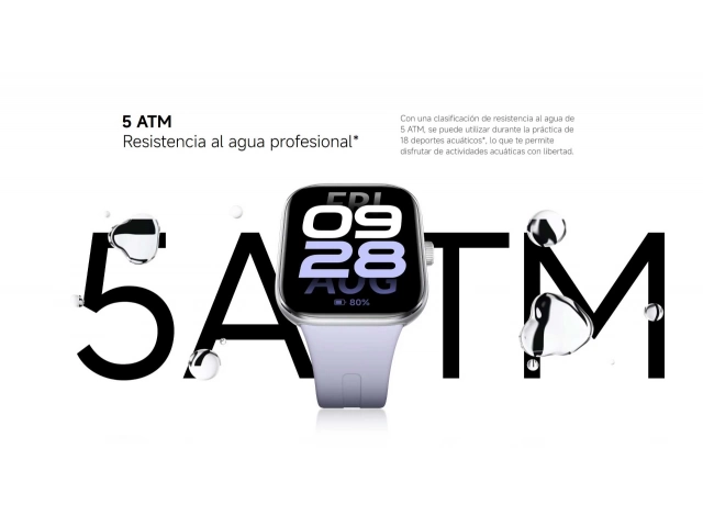 Correa deportiva negra del Smartwatch Xiaomi Redmi Watch 5