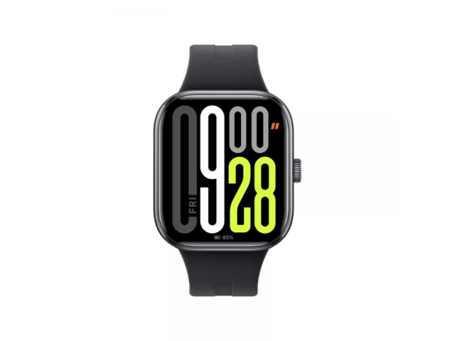Smartwatch Xiaomi Redmi Watch 5 Black vista frontal con pantalla AMOLED