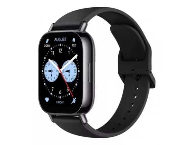 Smartwatch Xiaomi Redmi Watch 5 Black vista frontal con pantalla AMOLED