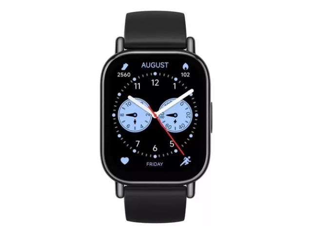Smartwatch Xiaomi Redmi Watch 5 Black vista frontal con pantalla AMOLED