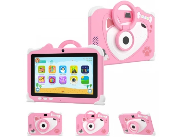 ¡La diversión y el aprendizaje se unen con la nueva Tablet Gravity Kids 7 Pink! %uD83E%uDD29 Con 7 pulgadas, 4GB RAM y 32GB de almacenamiento, es perfecta para sus aventuras digitales. Ideal para que exploren, aprendan y jueguen de forma segura. ¡El regal