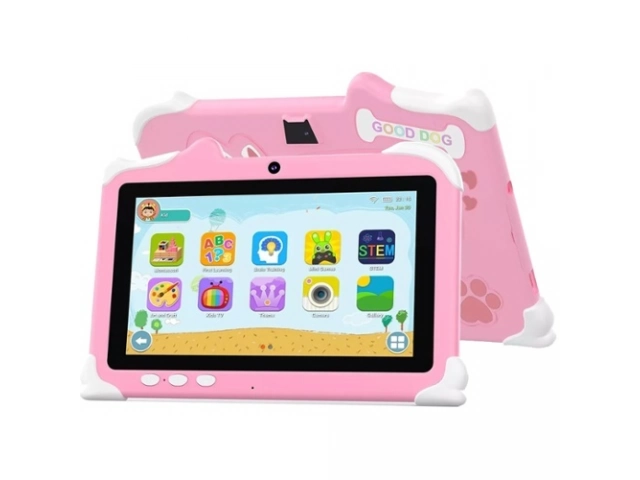 ¡La diversión y el aprendizaje se unen con la nueva Tablet Gravity Kids 7 Pink! %uD83E%uDD29 Con 7 pulgadas, 4GB RAM y 32GB de almacenamiento, es perfecta para sus aventuras digitales. Ideal para que exploren, aprendan y jueguen de forma segura. ¡El regal