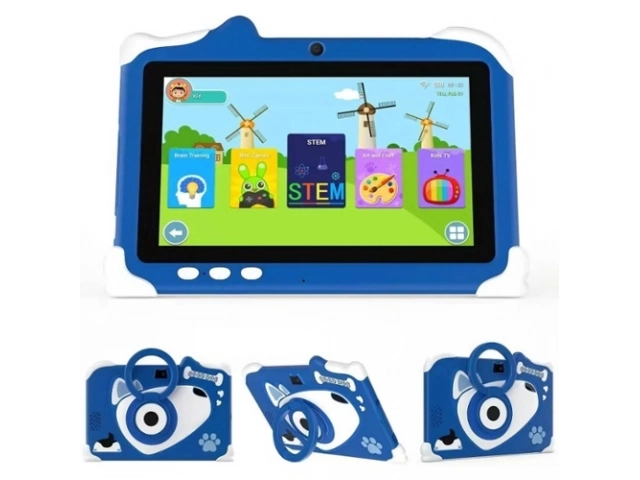 ¡La diversión y el aprendizaje se unen! %uD83C%uDF89 Descubre la nueva Tablet Gravity Kids 7 en un vibrante azul. Con 7 pulgadas, 4GB RAM y 32GB de almacenamiento, es perfecta para que tus peques exploren de forma segura. 