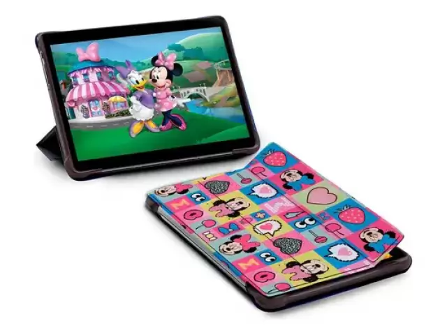 Compr&aacute; la Tablet Infantil Minnie Mouse de 9 pulgadas. Con 64GB de memoria, 4GB RAM, funda protectora tem&aacute;tica y control parental.
