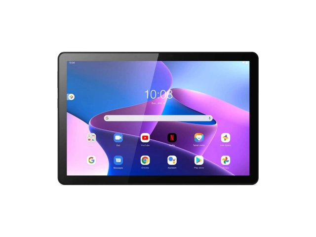 Tablet Lenovo M10 (3ra Gen) 4GB/64GB en color Storm Grey con funda protectora. Pantalla Full HD de 10.1 pulgadas. Avlis Uruguay.