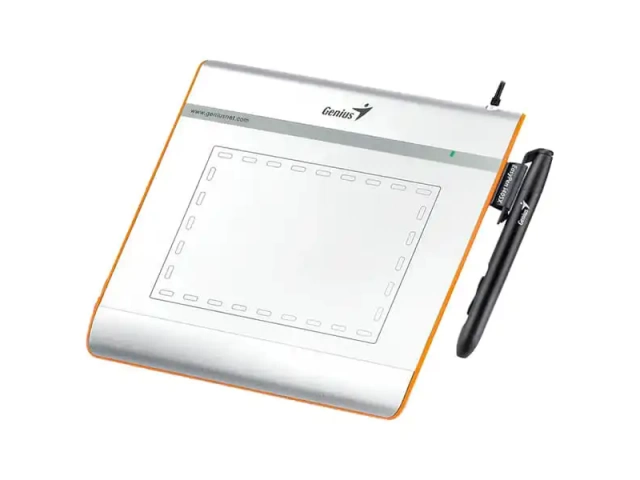 Desata tu creatividad con la Genius i405x. Área de 4"x5.5", 1024 niveles de presión y 2540 LPI. ¡Ideal para diseño y retoque digital! Envío rápido.