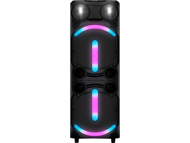 Torre de sonido para fiestas Philips TAX5708/77 con luces LED de colores.
