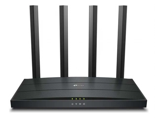 Router TP-Link Archer AX12 Wi-Fi 6 AX1500 dual band con cuatro antenas externas de alta ganancia, diseño moderno. Conexión de alta velocidad para el hogar. Avlis Uruguay.