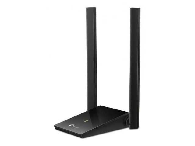 Adaptador Wi-Fi USB TP-Link Archer T4U Plus AC1300 Dual Band con antenas externas de alta ganancia, en Avlis, San Carlos, Uruguay.