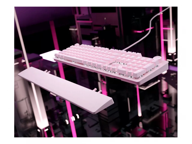 Perilla de control de volumen del Fantech MK853 Sakura para ajustes rápidos.