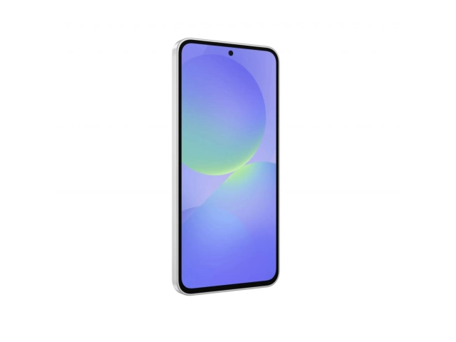 Persona utilizando el Samsung Galaxy A36 5G 256GB White (Blanco) con estilo y funcionalidad, disponible en Avlis. 
