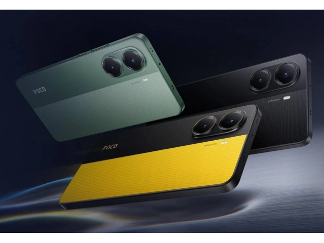 Vista lateral izquierda del Xiaomi Poco X7 Pro negro, resaltando su acabado premium.