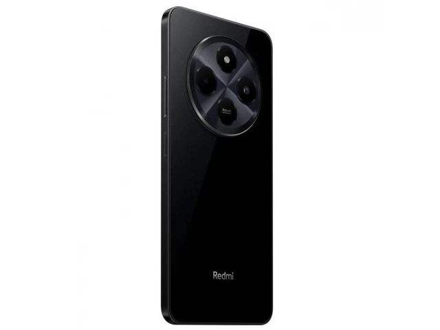 Diseño elegante y moderno del Redmi 14C en color negro, ideal para usuarios exigentes.