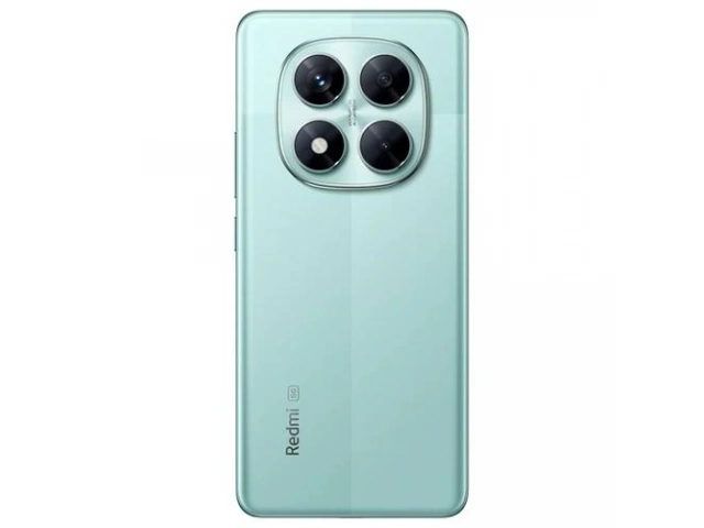 Parte trasera del Xiaomi Redmi Note 14 Pro 5G en color verde coral mostrando la cámara principal de 200 MP con estabilización óptica (OIS).