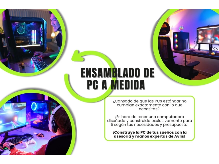 Ensamblado de PC a medida segn necesidades y presupuesto del cliente