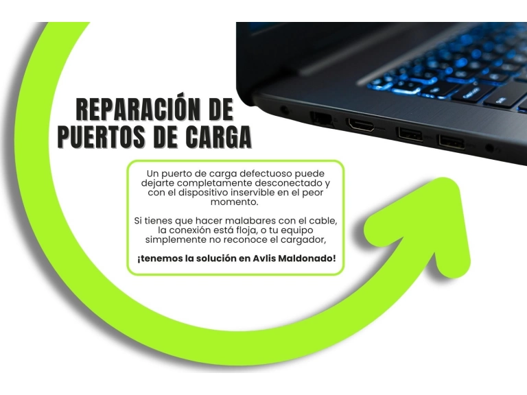 Reparacin de puertos de carga