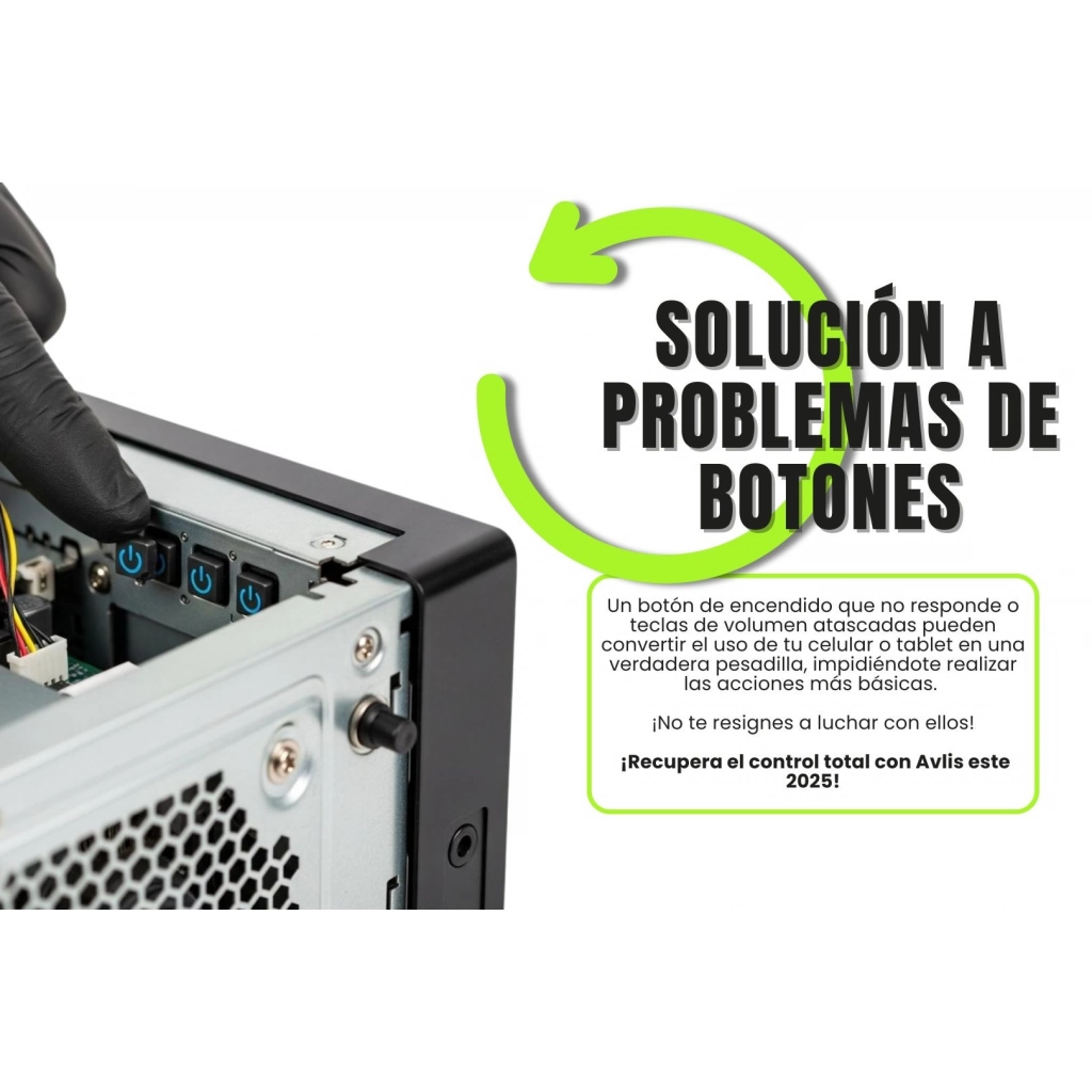 Solución a problemas de botones (encendido, volumen)