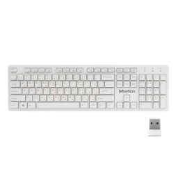 Teclado Meetion WK841 Inalambrico White