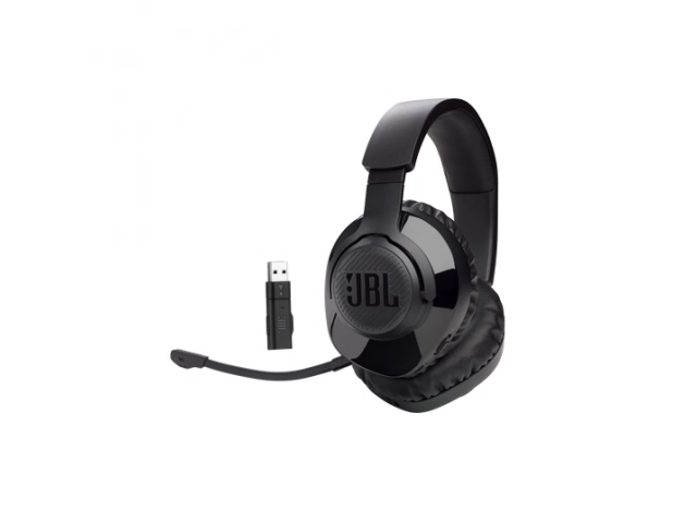 Vista lateral destacando el dise&ntilde;o ergon&oacute;mico del JBL Quantum 350.