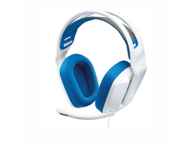 Logitech G335 Blanco | Auriculares Gaming Ligeros y Cómodos