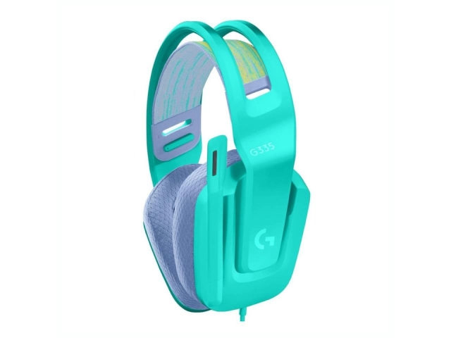 Logitech G335 Mint: Auriculares Gaming Cómodos y Ligeros