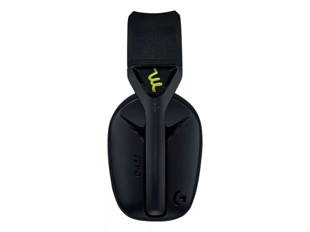 Imagen destacando la conectividad dual de los Logitech G435 mediante tecnología inalámbrica LIGHTSPEED y Bluetooth. Imagen destacando la conectividad dual de los Logitech G435 mediante tecnología inalámbrica LIGHTSPEED y Bluetooth.