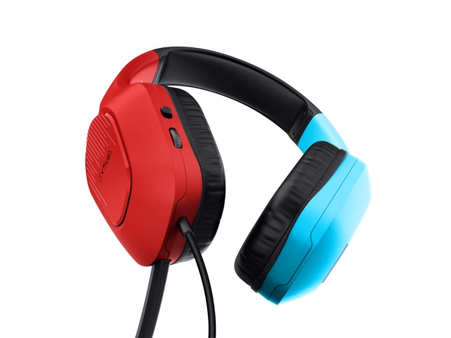 Auriculares Trust Zirox para Nintendo Switch. Dise&ntilde;o ligero, micr&oacute;fono plegable y sonido potente. &iexcl;Comodidad total para tus partidas port&aacute;tiles en 2026!