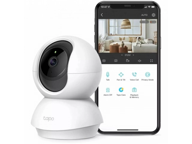 Vigila tu hogar con la C&aacute;mara Tapo C210 de 3MP. Visi&oacute;n 360&deg;, audio bidireccional y detecci&oacute;n de movimiento. 