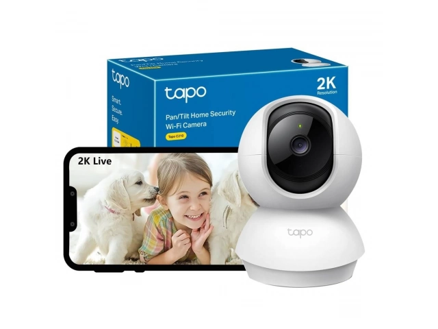 Vigila tu hogar con la C&aacute;mara Tapo C210 de 3MP. Visi&oacute;n 360&deg;, audio bidireccional y detecci&oacute;n de movimiento. 