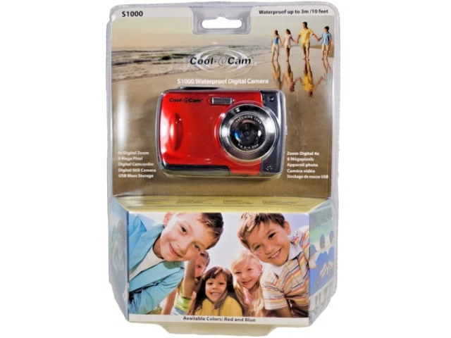 iON Cool iCam S1000 Roja: C&aacute;mara Port&aacute;til 12MP y Video HD