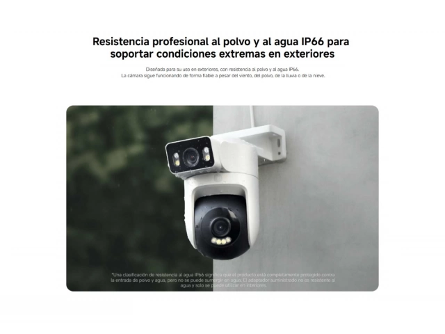 Monitorea tu hogar 24/7 con la cámara Xiaomi CW500 Dual. 