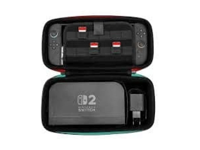 Protecci&oacute;n total para tu Nintendo Switch 2 con el estuche r&iacute;gido Trust. Resistente a golpes, dise&ntilde;o compacto y espacio para juegos. &iexcl;Seguridad total este 2026!