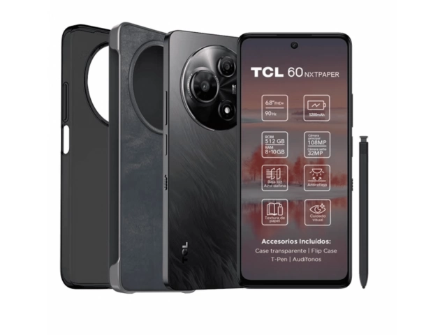 Compr&aacute; el nuevo TCL 60 Black con 512GB de memoria y hasta 18GB de RAM. Pantalla con tecnolog&iacute;a de protecci&oacute;n ocular y bater&iacute;a de larga duraci&oacute;n. &iexcl;Potencia total!