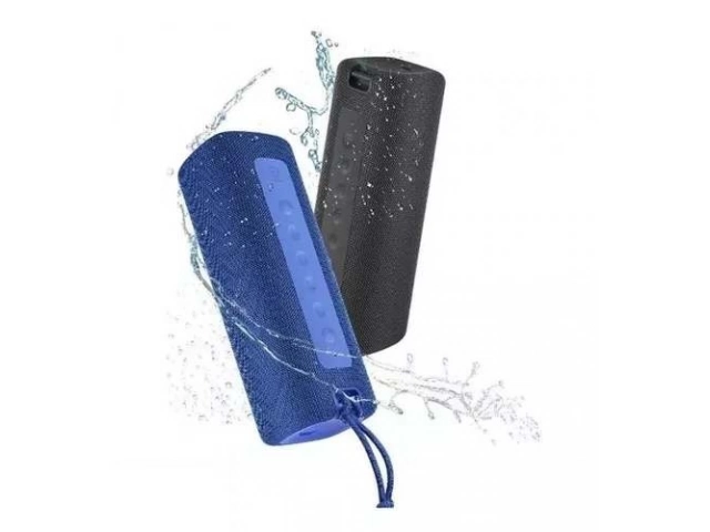 Detalle de los botones de control intuitivos y puerto USB-C del Parlante Xiaomi Mi Bluetooth Speaker 16W.