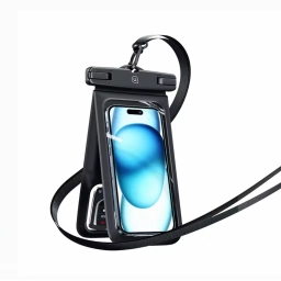 Funda de celular para agua Usams YD014 - 7'' Negro