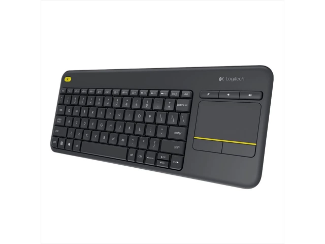 Logitech K400 Plus ofrece control total de tu PC sin necesidad de mouse adicional.