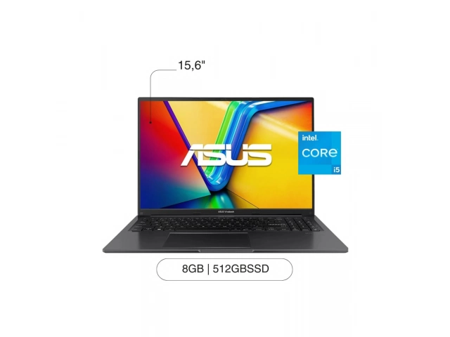 Notebook Asus Vivobook E1504G con Intel Core i3, 8GB RAM y 128GB. 