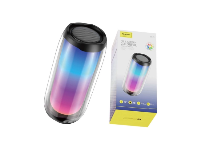 Disfruta de música vibrante donde quiera que vayas con el Foneng BL15. Conéctate vía Bluetooth 5.0, disfruta de 5W de sonido y luces RGB. ¡Cómpralo hoy!