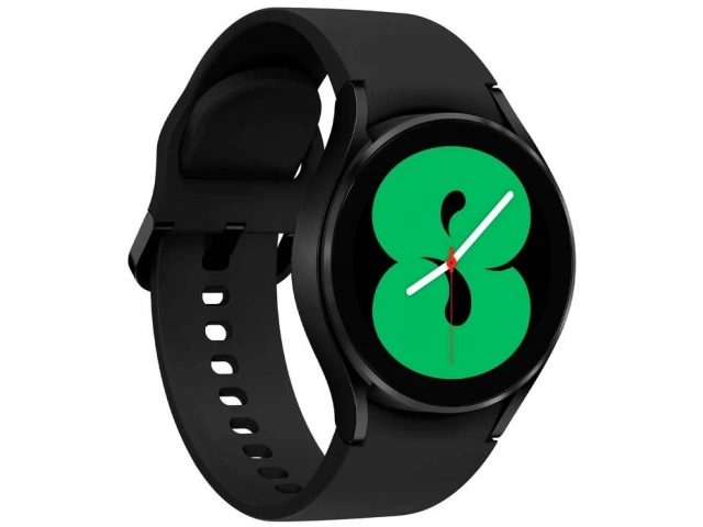 Pantalla encendida del Galaxy Watch4 mostrando interfaz de usuario clara y colorida.