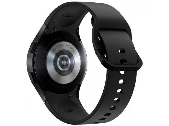 Monitor de frecuencia cardíaca activo en el Samsung Galaxy Watch4 40mm Black.