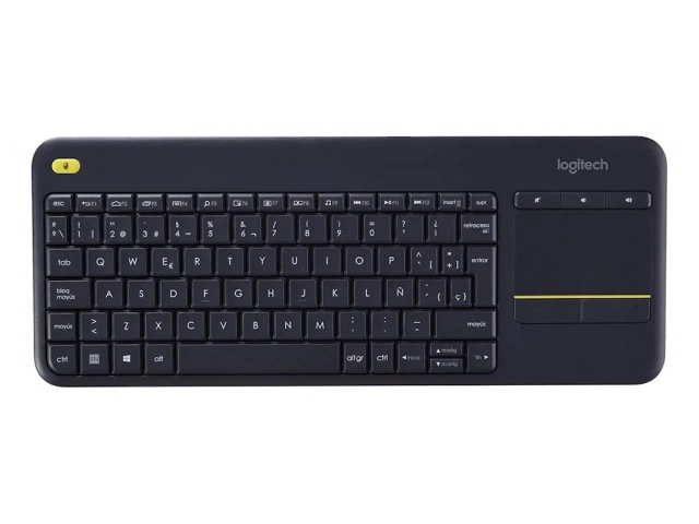 Dise&ntilde;o compacto y funcional del teclado inal&aacute;mbrico Logitech K400 Plus.