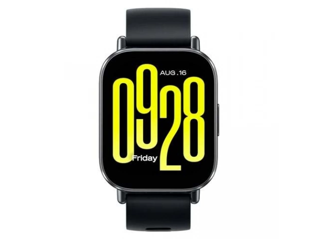 Xiaomi Redmi Watch 5 Active negro en muñeca, ideal para deportes outdoor en Uruguay, disponible en Avlis.